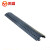 鸣固 线槽减速带 橡胶线槽板过线槽护线电缆保护槽 不带螺丝孔 PVC黑色线槽 100*13*2cm