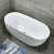 保温浴缸亚克力薄边浴缸无缝浴缸家用成人独立式欧式浴缸贵妃浴缸定制 空缸配置 1.2m