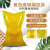 黄色透明编织袋黄透亮袋装粮食玉米大豆海鲜透明袋包装袋 下料60*104（50公斤装） 100条 55克每平方