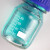 海斯迪克 HKCL-161 蓝盖试剂瓶 透明丝口玻璃瓶 螺纹口带刻度螺口试剂瓶 带刻度透明样品瓶 中性料 500ml