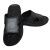 上柯 B3504 PU底黑色防静电拖鞋 无尘洁净电子实验室工作鞋 34码 (220mm）