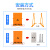 市政道路施工冲孔围挡工地临时隔离护栏警示可移动防风百叶围挡板 橘色1x1.8米圆孔/片