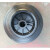 户外环卫大号垃圾桶配件轮子120L240L通用橡胶轮穿心铁芯轮实心轴 标准橡胶轮一个