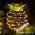 初构想太阳能装饰灯灯笼菠萝led铜线灯串户外水花园铁艺挂灯 单装