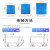 搬运工PLA-LH全双层平板车两层手推车实验室仪器拉货车分拣车 250kg/825*500双护栏单扶手 PLA