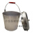 直型铝桶加厚中石油消防桶圆桶加油站专用铝油桶铝水桶 锥型带盖铝桶20L