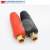 欧式快速插头电焊机配件电缆接头DKJ10-25/35-50-70-95红色连接头 DKJ10-25红色插头