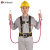 哥尔姆安全带 国标 高空作业 安全绳 工人施工 电工安装 户外防坠落 保险带 8096单小钩3米