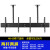 通用支架吊架吊装吊顶悬挂可伸缩旋转吊挂天花板双屏电视机壁挂架 双杆双屏48-60英寸1米
