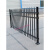 适用锌钢护栏围栏围墙花园栅栏别墅栏杆公园铁艺篱笆小区隔离栏 单开门高1.8宽1.5