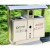 适用于户外不锈钢垃圾桶公园景区果皮箱小区二分类环卫室外垃圾箱 201不锈钢MX1602
