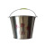 邮宁 YN-0445 消防桶烤漆沙桶 8L不锈钢圆桶 1个