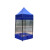 中环力安【1.2*1.2蓝色帐篷+3面围布】户外临时隔离帐篷单人广告遮阳棚雨棚