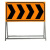 定制适合定制 前方施工 注意安全 可折叠反光道路施工标志牌 警示牌 交通 前方施工车辆慢行 120*40*100
