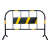 工耐德 铁马护栏商场排队围栏交通安全道路围挡 1米高*1.5米长（白红3.5公斤重） 单位：个