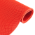 防滑地垫镂空塑料pvc隔水垫厨房浴室防滑垫室外地毯门垫入户吸水定做 红色4.5mm【中厚-】 90*40cm