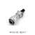 威浦WEIPU防水航空插头插座 WY16-2-3-4-5-7-9-10芯 TI+ZM后螺母 WY16-5芯 TI(插头)