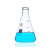 垒固 高硼硅加厚三角烧瓶 耐高温玻璃锥形瓶 300ml