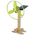 妙普乐太阳能大风车模型太阳能大风车风扇DIY科技小制作发明玩具手工拼 太阳能风扇散件+乳胶+双面胶+颜