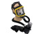 充电便携式电动辅助送风防毒长管呼吸器防毒滤尘全面罩面具 呼吸器+面罩+黑管导管