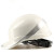 山头林村安全帽带荧光条电力绝缘工地头盔ABS材质绝缘1KV到1.5KV 102018 蓝色