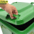 京洲实邦 加厚大号户外物业环卫垃圾桶社区街道垃圾箱【绿色120L加厚】JZSB-3036
