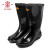 安全牌（AN QUAN PAI）绝缘靴ZX025-1 25KV电工防水劳保雨鞋 长筒加厚防滑雨靴 42码