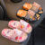 萨肯猫（SAKENMAO）儿童拖鞋夏季女童室内洗澡防滑可爱卡通凉拖鞋中大童小孩宝宝 紫色花朵 24-25码/内长16cm