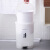 脚踏垃圾桶有盖创意厨房客厅卧室塑料垃圾桶纸篓卫生间收纳桶 白色 5L
