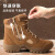 际华3516新式沙漠男靴耐磨运动跑步训练靴防滑户外徒步靴登山男靴 棕色 44