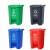 富都华创 新国标垃圾桶 可回收30L 户外分类塑料垃圾桶大号环卫脚踏脚踩带盖大型商用大容量FDHC-LJT-3