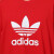 adidas阿迪达斯三叶草短袖女装新款运动服半袖纯棉红色T恤休闲宽松上衣 GN3468/宽松款 L