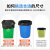 加厚加大垃圾袋黑色平口塑料袋环卫干湿分类特大垃圾桶袋 100*12 60*80cm加厚100只装