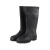  联嘉 PVC高筒雨靴 长筒劳保胶鞋 工地安全防护雨靴 黑色43码 黑色 43 