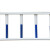 京势 护栏 市政护栏围栏锌钢护栏交通设施防撞活动护栏隔离栏杆 120CM高护栏（1立柱+3米护栏）
