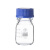 透明丝口瓶蓝盖试剂瓶玻璃宽大口方形瓶1002505001000ml 100ml 透明 GL45