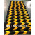橡胶护角条橡胶警示防撞条地下车库反光护角条车间柱子反光护墙角 1.2米长120*10*1cm 优质橡胶(规格齐全)