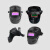 聚远（JUYUAN）防强光防飞溅头戴式电焊防护面罩 103黑玻璃款带灯款+20片黑色款 带灯 1件价（5件起售）