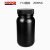 NIKKO试剂瓶HDPE塑料瓶圆瓶大口小口黑色避光样品瓶避光液体 黑色大口圆瓶 250ml