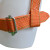 冰禹 BYsy-31 高空五点式户外高空防坠落作业绳 施工保险安全带 高空五点单绳小钩 （2米）