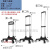 好运牛折叠手推车手拉车学生书包背包拉杆通用拉杆飞机轮万向轮箱包配件小推车 加厚4轮飞机轮（送绑带）