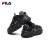 FILA 斐乐女鞋跑步鞋FLUID猫爪老爹鞋女2021夏季休闲运动鞋增高厚底鞋 黑-BK 37.5