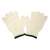 安居先森线手套劳保 加厚防滑耐磨工地干活工业防护劳工棉线劳保用品手套12付/袋 MZS-X70（包） 白色 