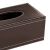 兰诗 FW2255 酒店皮质纸巾盒欧式创意餐厅纸抽盒办公室简约餐巾纸盒  黑色
