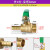 加达斯定制气动球阀开关4分阀门外丝2分内外丝铜气源宝塔1寸DN15 加厚球阀外4分-宝塔8mm
