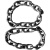 英耐特 起重链条环形吊链国标G80锰钢链条手拉葫芦链条吊装链铁链吊索具 周长1米（拉力8吨） 
