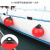 奈运 游艇防撞靠球水上浮球航道浮标 25*31cm红色A型充气PVC船用防撞靠球