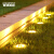 爱迪普森（IDEAPOST）AD-DMDP65 LED地埋灯照墙灯户外防水地射灯花园草坪灯室内公园景观灯照树灯1W暖白光