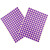 海斯迪克 HK-5137 圆点标签贴纸 彩色不干胶圆形铜版色标分类记号贴纸 10mm紫色（2475贴/包）