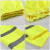 海斯迪克 分体式反光雨衣雨裤 300D套装防汛环卫交通 荧光黄 4XL